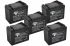 Комплект тяговых гелевых аккумуляторов RuTrike 6-EVF-45 (60V45A/H C3)