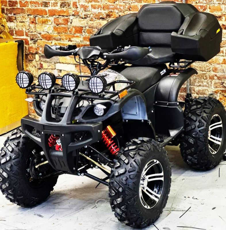Электроквадроцикл мощный 4000w(AWD) с кофром, лебедкой и фаркопом Электроквадроцикл мощный 4000w(AWD) с кофром, лебедкой и фаркопом